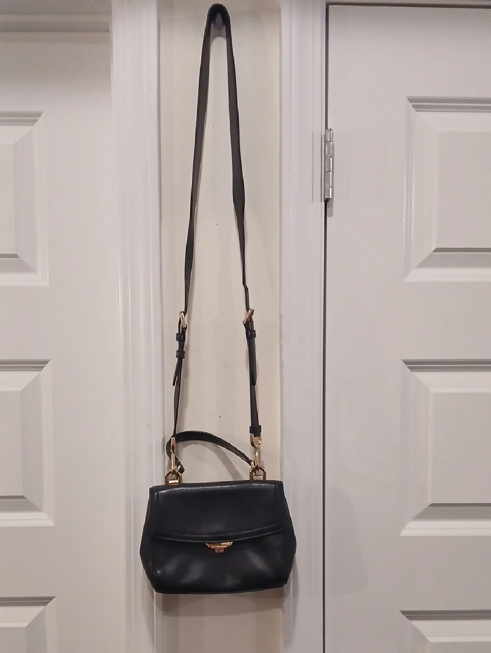 Michael Kors Small Black Leather Crossbody